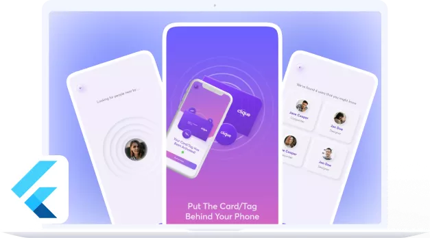 Flutter App Put The Card Tag Behind Your Phone