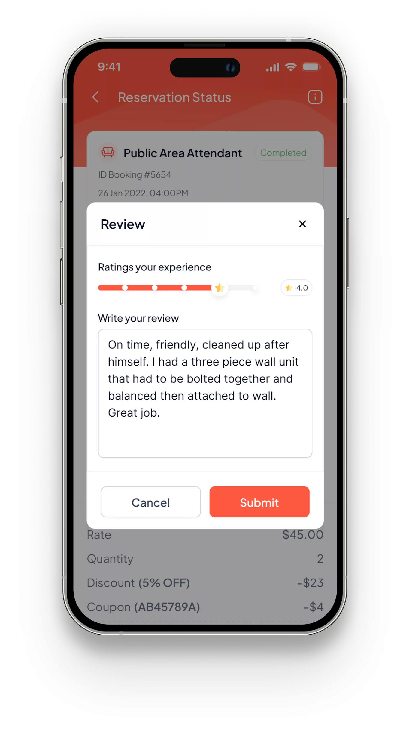 Customer Application