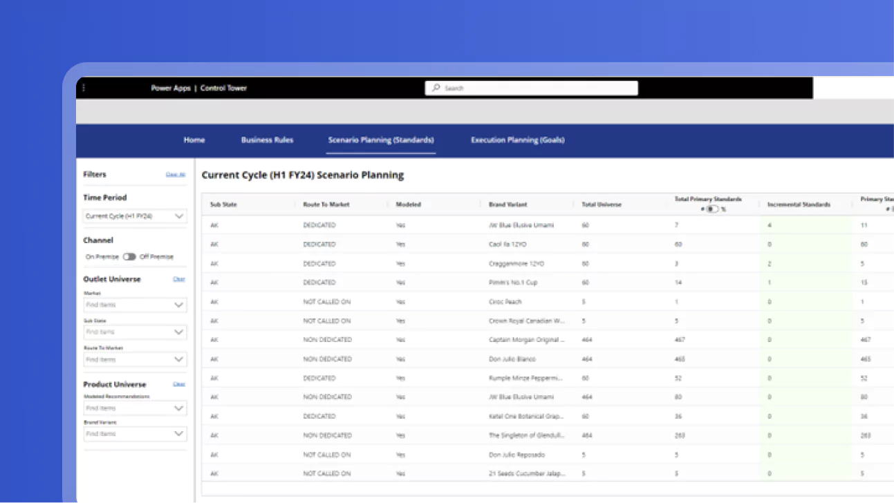 Sales Planning and Execution Project